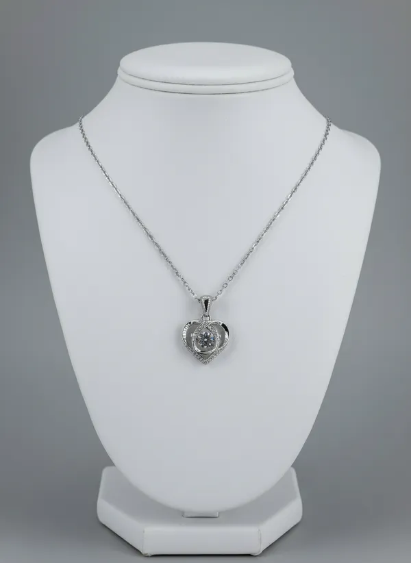Double_Heart_Dancing_Stone_Pendant_Necklace_925_Sterling_Silver